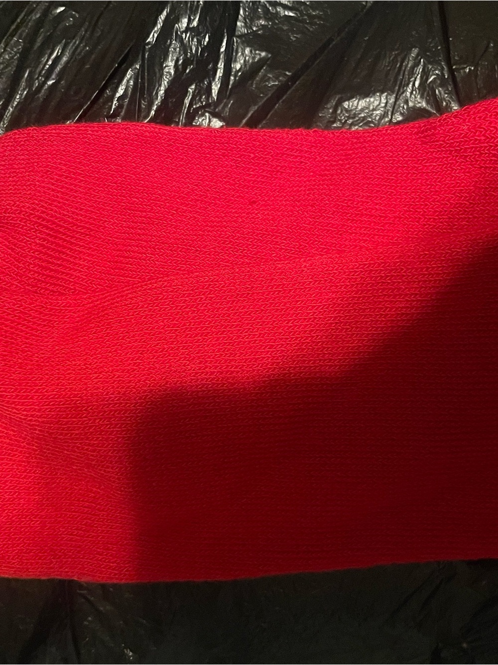 Red supreme socks